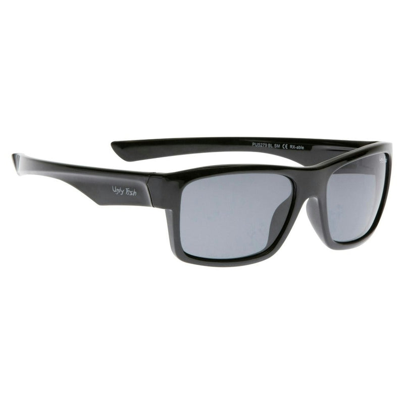 Ugly Fish PU5279 Unbreakable Black Frame/Smoke Lens Polarised Adult Sunglasses