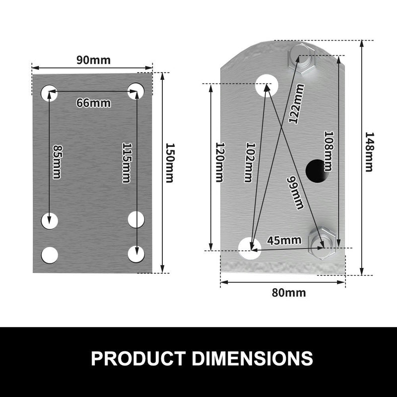 Spare Wheel Carrier Bracket Tyre Holder