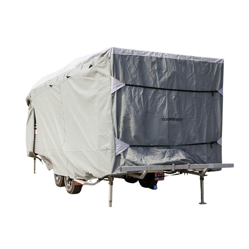 Companion Water Resistant Caravan/Campervan Cover Accessory 16-18ft Grey
