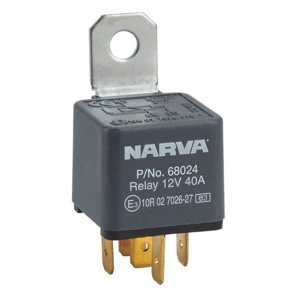 Narva 68024BL 12V 30A Normally Open 5 Pin Relay (Blister Pack Of 1)