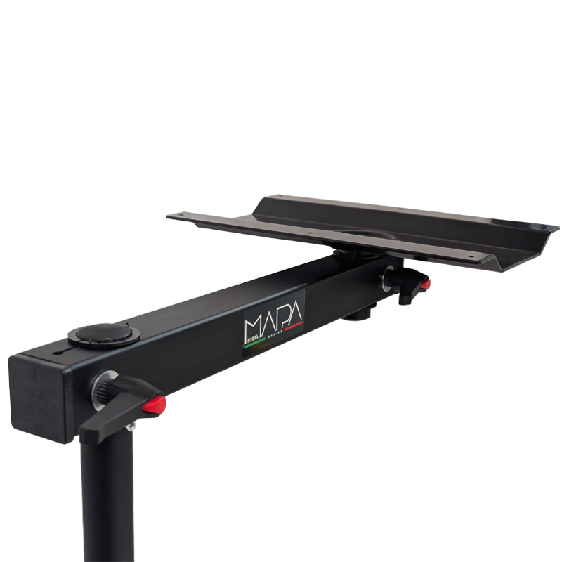 Nuova Mapa Onda | Swivel Aluminium Table Leg - Black Anodized