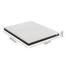 Dreamz Queen Mattress Gel Memory Foam Cooling Breathable 15cm Medium Firm