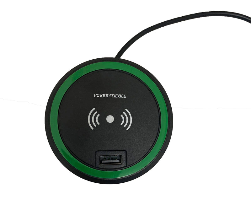 12V Wireless Flushmount Charger with USB