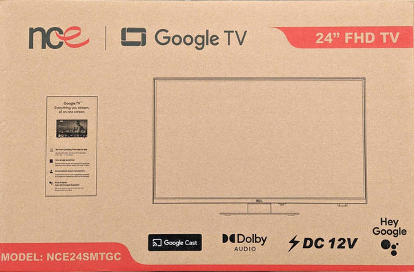 NCE 24" Google Smart TV With Intelligent Remote