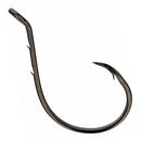 5 Packets of Eagle Claw Lazer Sharp L2196 Black Platinum Circle Baitholder Hooks