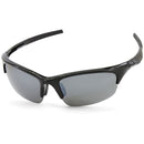 Dirty Dog Sport Ecco Black/Silver Mirror Cycling Sport Sunglasses