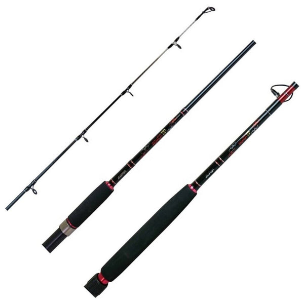Silstar Power Tip 6ft 4-8kg 3 Piece Spin Rod With Solid Glass Tip