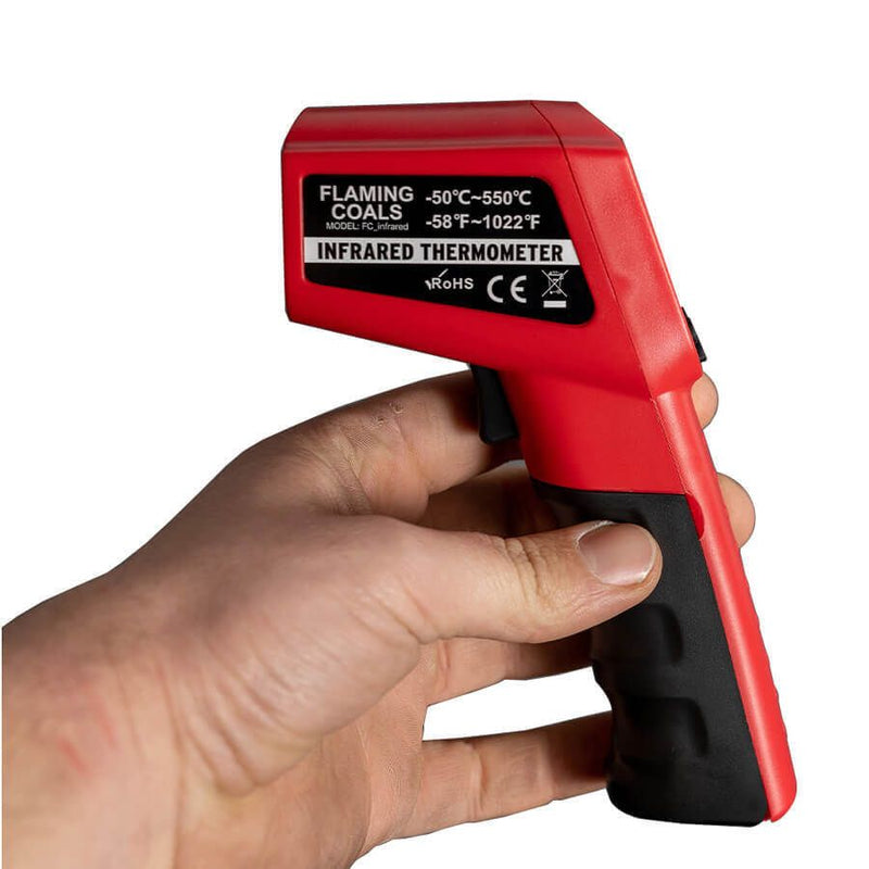 Flaming Coals Non Contact Infrared BBQ/Oven Thermometer