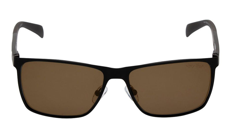 Ugly Fish Flash PN24144 Aluminium Black Frame/Brown Lens Polarised Sunglasses