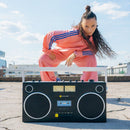 We Are Rewind Getto Blaster Cassette Player & Recorder - Curtis, Black