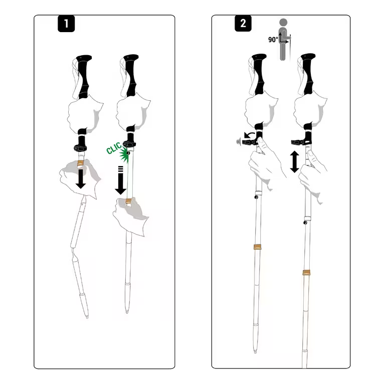 Foldable Hiking Pole - Lightweight