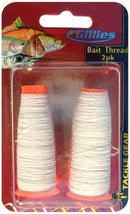 Gillies Bait Thread - 2 Spools Of Elasticised Thread