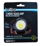 Brillar 3 Mode Head Lamp with Cob LED Technology