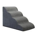 Pawz 4 Steps Pet Stairs for Bed Sofa Dog Ramp High Density Foam Non-Slip Ladder
