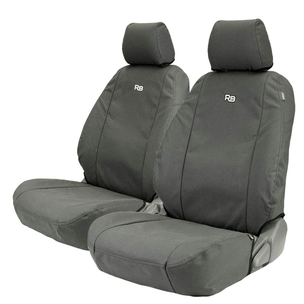 Razorback 4x4 XP7 Heavy Duty Canvas 2x Front Seat Covers Suitable for a Toyota Hilux 7th Gen (N70) STANDARD SEAT