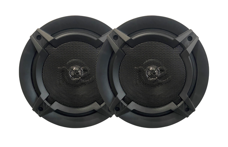 NCE Premium Series 6.5" Two-Way Coaxial External Speakers - Black