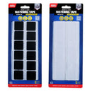 Adhesive Tape Square Hook & Loop Large 30mm x 30mm