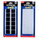 Adhesive Tape Square Hook & Loop Large 30mm x 30mm