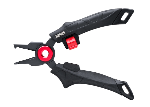 17cm Rapala RCD Magnum Lock Split Ring Pliers with Neoprene Sheath and Lanyard