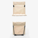 Foldable Camping Chair Cushion And Storage Bag Beige