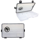Medium Tackle Tactics Waterproof Fishing Tackle Tray - Adjustable Compartments