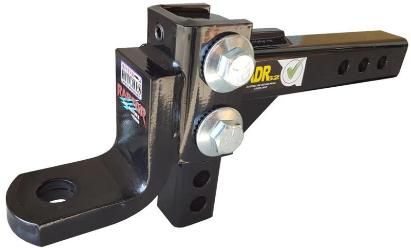 Mister Hitches Raptor 4.5T Super Duty Adjustable Ball Mount 16 Stage