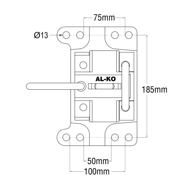 ALKO SBLPA - Adjustable swivel clamp 629935
