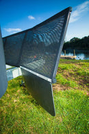 D-Flector Caravan Standard Stone Guard 2200mm - Angled (High-Strength Performance Steel)