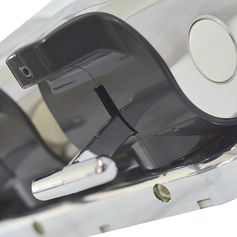 Traderight Group  3 Bottles Bathroom Shower Soap Dispenser Shampoo Gel Pump Wall 1500ml Silver