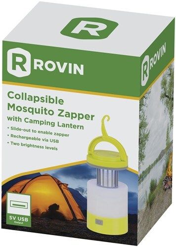 Rovin Collapsible Mosquito Zapper with Lantern