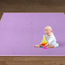 Bopeep EVA Foam Kids Play Mat Floor Kid Crawling Interlocking Home Purple 60x60