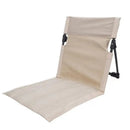 Foldable Camping Chair Cushion And Storage Bag Beige