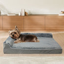 Pawz Orthopedic Dog Bed Memory Foam Cushion Cat Calming Mattress Washable M Grey