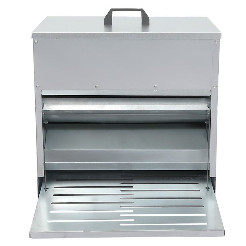 Pawz Automatic Chicken Feeder Auto Coop Chick Poultry Treadle Self Opening 10kg