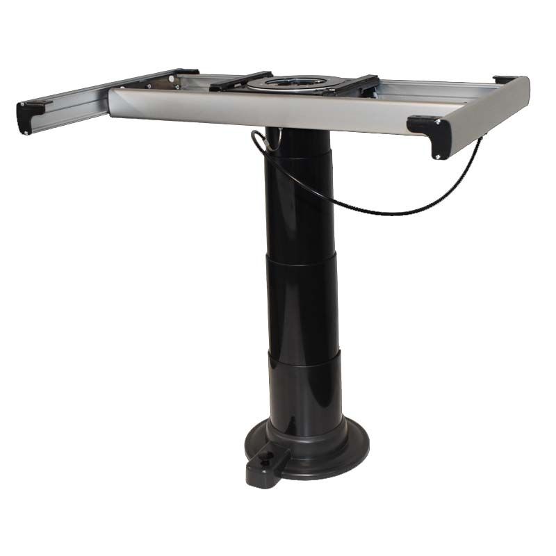 Nuova Mapa Telescopic & Adjustable Table Leg with Table Top Mechanism (Black)