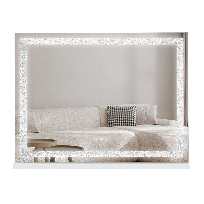 Yezi Makeup Mirror LED Lighted Hollywood Vanity Magnifying Mirrors Rechargeable