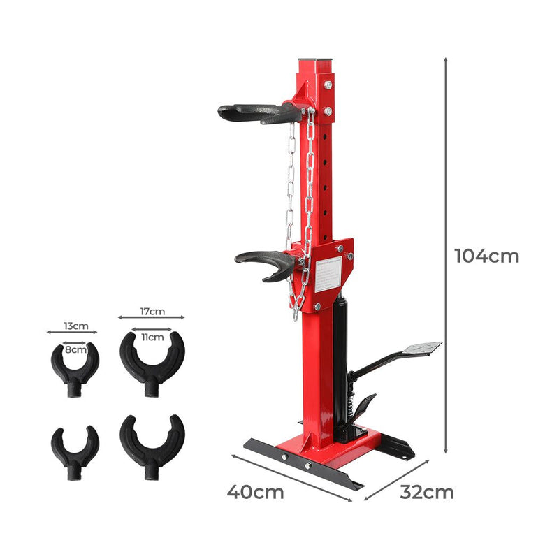 Manan 3T Hydraulic Auto Coil Strut Spring Compressor 6600lb Adjustable Height
