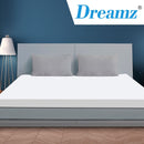 Dreamz 7cm Memory Foam Bed Mattress Topper Polyester Underlay Cover King