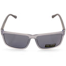 North Beach Clipper Satin Crystal-Black/Grey Polarised Unisex Sunglasses
