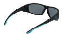 Ugly Fish PFR314 Polarised Floating Wrap Sunglasses -Matt Black Frame/Smoke Lens