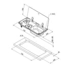 NCE CAN Cooker Range with Built-in Sink - Right Side