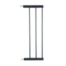 Levede Baby Safety Gate Adjustable Pet Stair Barrier 20cm Door Extension Black