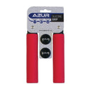 Azur 130mm Shock Absorbing Silicon Bike Handlebar Grips RED