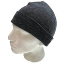 3pc Mens Charcoal Winter Set - Wool Beanie, Knit Scarf & Thinsulate Gloves