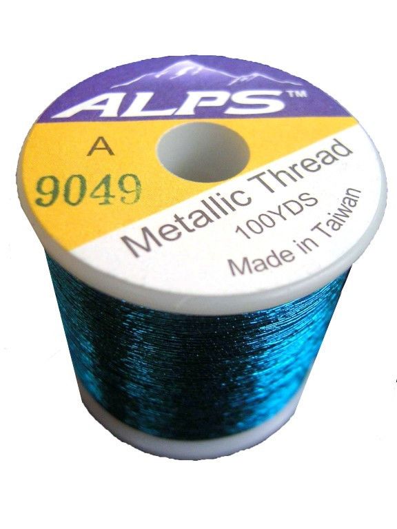 Alps 100yds of Metallic Blue Rod Wrapping Thread-Size A (0.15mm) Thread