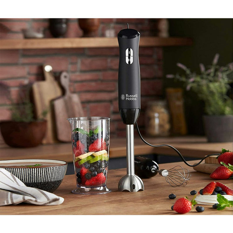 Russell Hobbs RHSM5BLK Desire 3-in-1 Hand Blender 500W Mixer/Whisk Matte Black