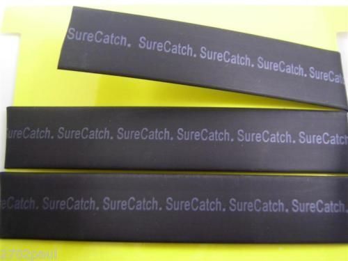 1 Packet of Black SureCatch Fishing Heat Shrink Tube - Wire Cable Sleeve Tubing
