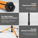 San Hima Telescopic Light Portable Lithium LED Tripod Lamp Camping Rechargeable