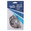 Jarvis Walker 3 Pack of 60cm Two-Way Wire Surf Rig with 13kg Wire