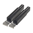 Coast RV Flap Eliminator Fiamma Awning Adaptors x 2 - Hook End - Black